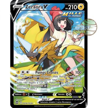 Item Zeraora V - Full Art Ultra Rare TG16/TG30 - Epee et Bouclier 12 Tempete Argentée