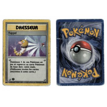 Item Rappel 78/102 Set de Base Rare 1st Français Voir Scan
