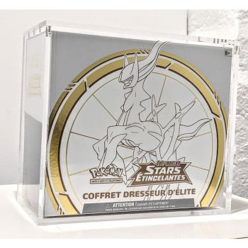 Treasurewise - Protection Elite Trainer Box ETB Plexiglass - Coffret Dresseur d'Elite - Couvercle Aimanté