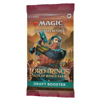 Magic The Gathering - Lot de 6 Boite de Booster - Draft - Le Seigneur des Anneaux : Chroniques de la Terre du Milieu - EN