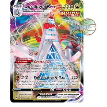 Item Duralugon VMAX - Full Art Ultra Rare 104/159 - Epee et Bouclier 12.5 Zenith Supreme