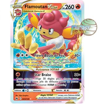 Item Flamoutan VSTAR - Full Art Ultra Rare 23/159 - Epee et Bouclier 12.5 Zenith Supreme
