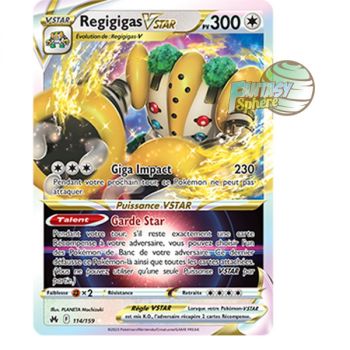 Item Regigigas VSTAR - Full Art Ultra Rare 114/159 - Epee et Bouclier 12.5 Zenith Supreme