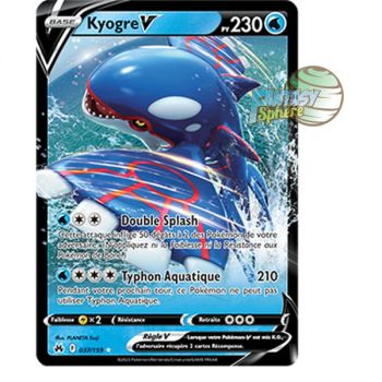 Item Kyogre V - Ultra Rare 37/159 - Epee et Bouclier 12.5 Zenith Supreme