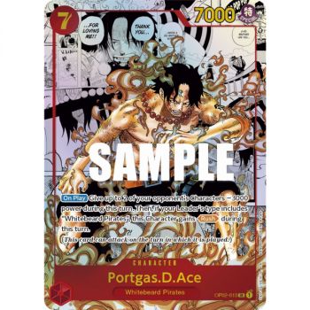 Item Portgas.D.Ace - SEC Super Parallel OP02-013 - OP02 Paramount War