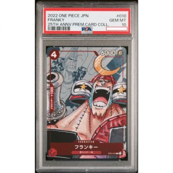 Item One Piece - Promo - Franky - ST01-010 - 25th Anniversary Premium Card Collection - Graded PSA 10 - JP