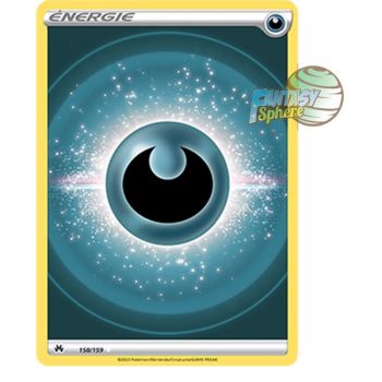 Item Énergie Darkness de base - Full Art Ultra Rare 158/159 - Epee et Bouclier 12.5 Zenith Supreme