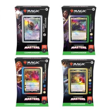 Item MTG - Lot de 4 Deck Commander - Commander Masters - FR