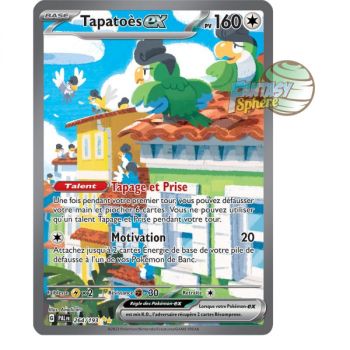 Item Tapatoès EX - Special Illustration Rare 264/193 - Ecarlate et Violet Evolution à Paldea