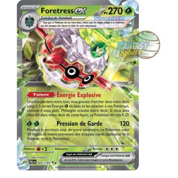 Item Foretress EX - Double Rare 5/193 - Ecarlate et Violet Evolution à Paldea