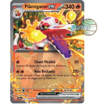Item Flâmigator EX - Double Rare 37/193 - Ecarlate et Violet Evolution à Paldea