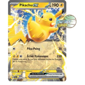 Item Pikachu EX - Double Rare 63/193 - Ecarlate et Violet Evolution à Paldea