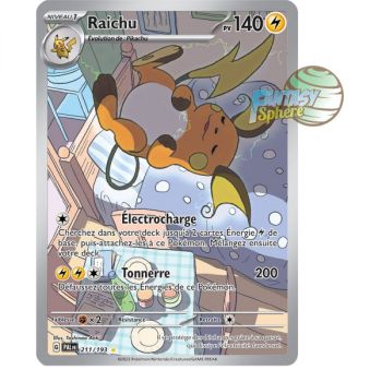 Item Raichu - Illustration Rare 211/193 - Ecarlate et Violet Evolution à Paldea