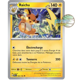 Item Raichu - Reverse 64/193 - Ecarlate et Violet Evolution à Paldea