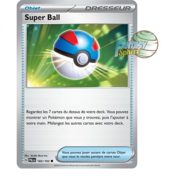 Item Super Ball - Reverse 183/193 - Ecarlate et Violet Evolution à Paldea