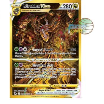 Item Giratina VSTAR - Secrete Rare GG69/GG70 - Epee et Bouclier 12.5 Zenith Supreme