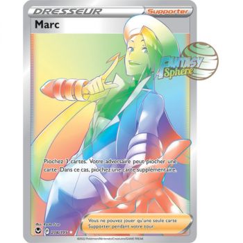 Item Marc - Secret Rare 208/195 - Epee et Bouclier 12 Tempete Argentée