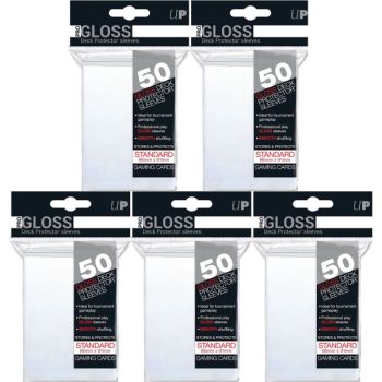 photo 250 Protèges Cartes - Standard - Pro-Gloss : Clear Transparent - Ultra Pro