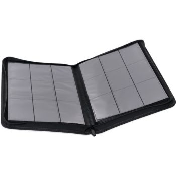 Toploader-Zip Binder : Premium Black XL - 288 Emplacements - 9-Pocket - Newave Collectibles
