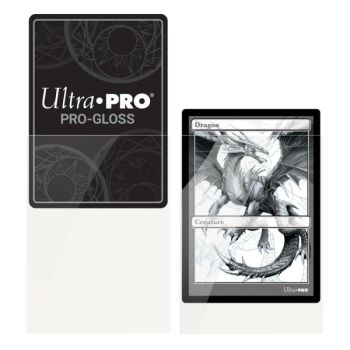 50 Protèges Cartes - Standard - Pro-Gloss : Clear Transparent - Ultra Pro