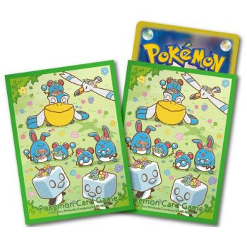 64 Proteges Cartes - Standard - Marill & Couronne de fleur - Pokemon Center