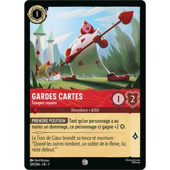Item Gardes Cartes, Troupes royales - 129/204 - ARI - L'Ile d'Archazia - Commune - Français
