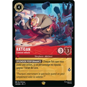 Item Ratigan, Criminel néfaste - 143/204 - ARI - L'Ile d'Archazia - Légendaire - Français