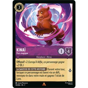 Item Kinaï, Ours magique - 70/204 - ARI - L'Ile d'Archazia - Rare - Français