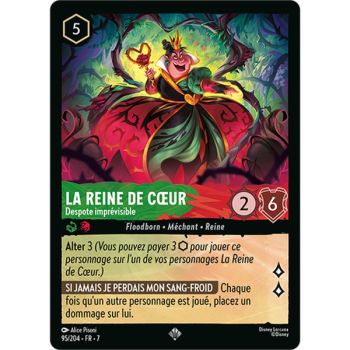 Item La Reine de Cœur, Despote imprévisible - 95/204 - ARI - L'Ile d'Archazia - Super Rare - Français