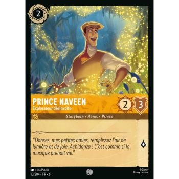 Item Prince Naveen, Explorateur désinvolte - 10/204 - AZS - La Mer Azurite - Brillante - Premium - Français