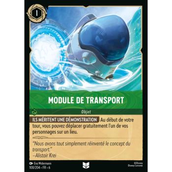 Item Module de transport - 100/204 - AZS - La Mer Azurite - Brillante - Premium - Français