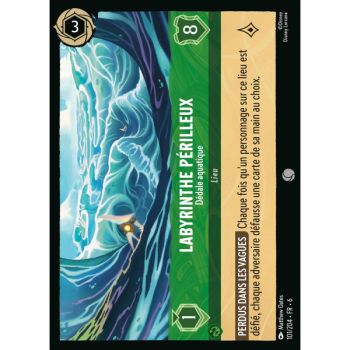Item Labyrinthe Périlleux, Dédale aquatique - 101/204 - AZS - La Mer Azurite - Brillante - Premium - Français