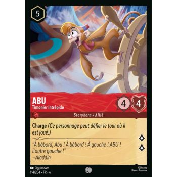 Item Abu, Timonier intrépide - 114/204 - AZS - La Mer Azurite - Brillante - Premium - Français