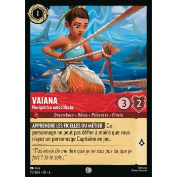 Item Vaiana, Navigatrice autodidacte - 117/204 - AZS - La Mer Azurite - Brillante - Premium - Français