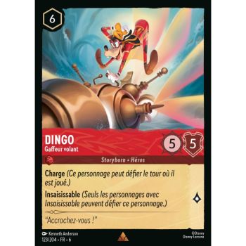Item Dingo, Gaffeur volant - 123/204 - AZS - La Mer Azurite - Brillante - Premium - Français