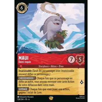 Item Maui, Demi-requin - 124/204 - AZS - La Mer Azurite - Brillante - Premium - Français