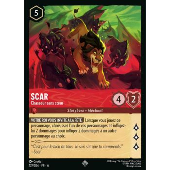 Item Scar, Chasseur sans coeur - 127/204 - AZS - La Mer Azurite - Brillante - Premium - Français