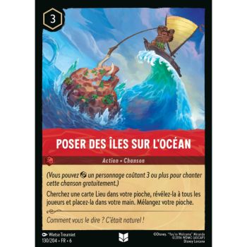 Item Poser des îles sur l'océan - 130/204 - AZS - La Mer Azurite - Brillante - Premium - Français