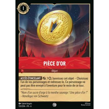 Item Pièce d'or - 133/204 - AZS - La Mer Azurite - Brillante - Premium - Français