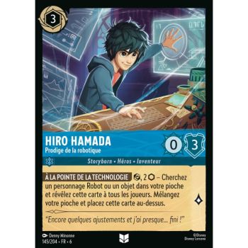 Item Hiro Hamada, Prodige de la robotique - 145/204 - AZS - La Mer Azurite - Brillante - Premium - Français