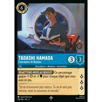 Item Tadashi Hamada, Concepteur de Baymax - 153/204 - AZS - La Mer Azurite - Brillante - Premium - Français