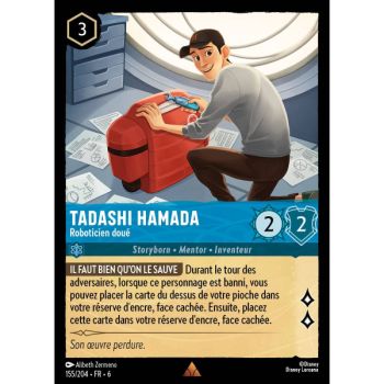 Item Tadashi Hamada, Roboticien doué - 155/204 - AZS - La Mer Azurite - Brillante - Premium - Français