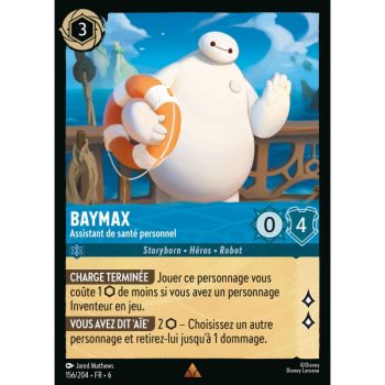 Item Baymax, Assistant de santé personnel - 156/204 - AZS - La Mer Azurite - Brillante - Premium - Français