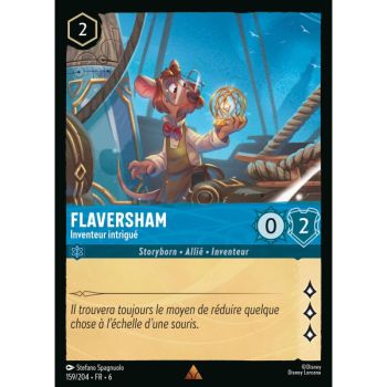 Item Flaversham, Inventeur intrigué - 159/204 - AZS - La Mer Azurite - Brillante - Premium - Français