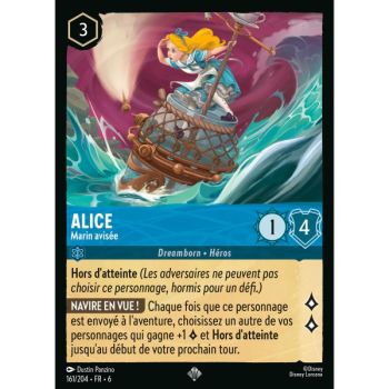 Item Alice, Marin avisée - 161/204 - AZS - La Mer Azurite - Super Rare - Français