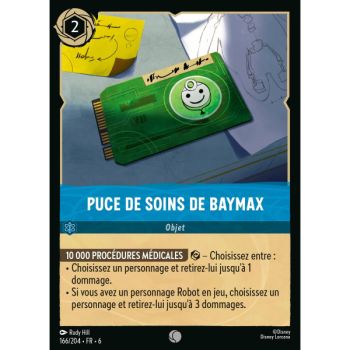 Item Puce de soins de Baymax - 166/204 - AZS - La Mer Azurite - Brillante - Premium - Français