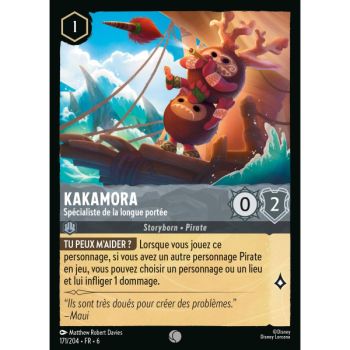 Item Kakamora, Spécialiste de la longue portée - 171/204 - AZS - La Mer Azurite - Brillante - Premium - Français