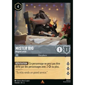 Item Mister Big, Magnat avisé - 174/204 - AZS - La Mer Azurite - Brillante - Premium - Français