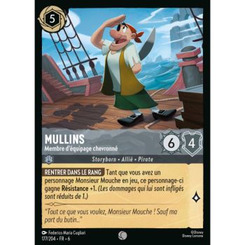 Item Mullins, Membre d'équipage chevronné - 177/204 - AZS - La Mer Azurite - Brillante - Premium - Français