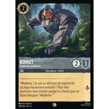 Item Kohut, Soldat de confiance - 178/204 - AZS - La Mer Azurite - Brillante - Premium - Français